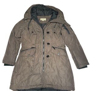 Michael Kors Women Brown Puffer Jacket